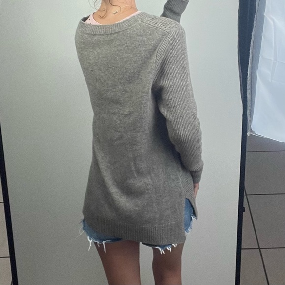 Merino Essentials Womens Jumper Sweater Knit Brown Merino Wool Blend Size S 8/10 - Picture 5 of 12